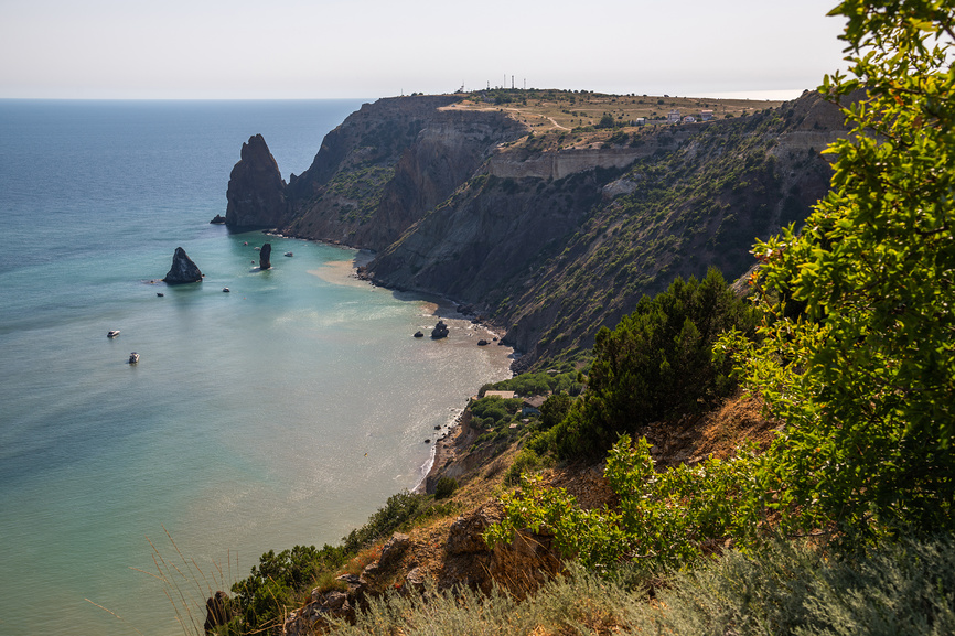 Пейзаж морского побережья в Крыму. Мыс Фиолент © Володина Ольга / Фотобанк Лори