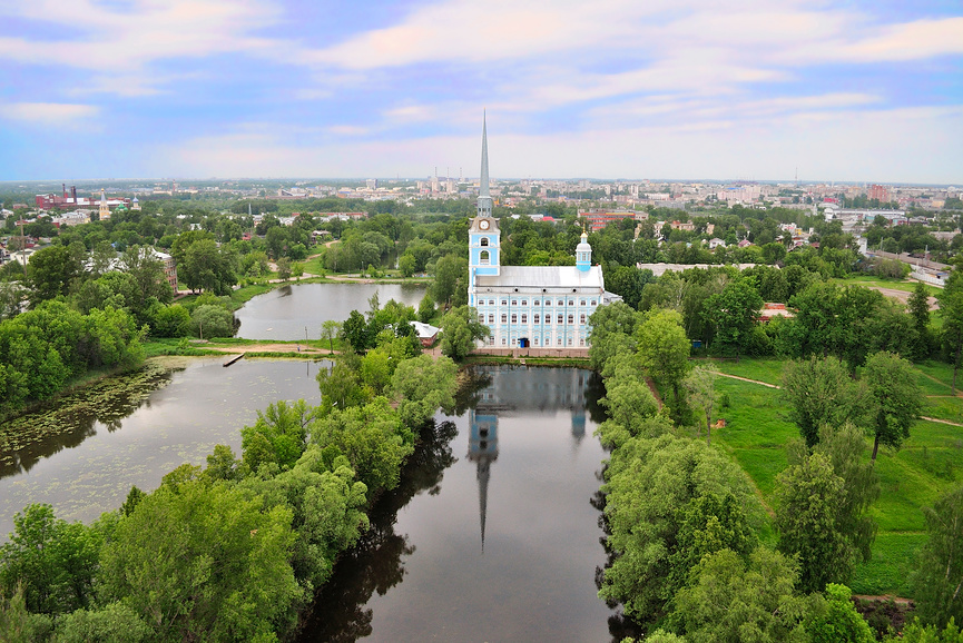 Петропавловский парк с высоты © Тихомиров Андрей / Фотобанк Лори